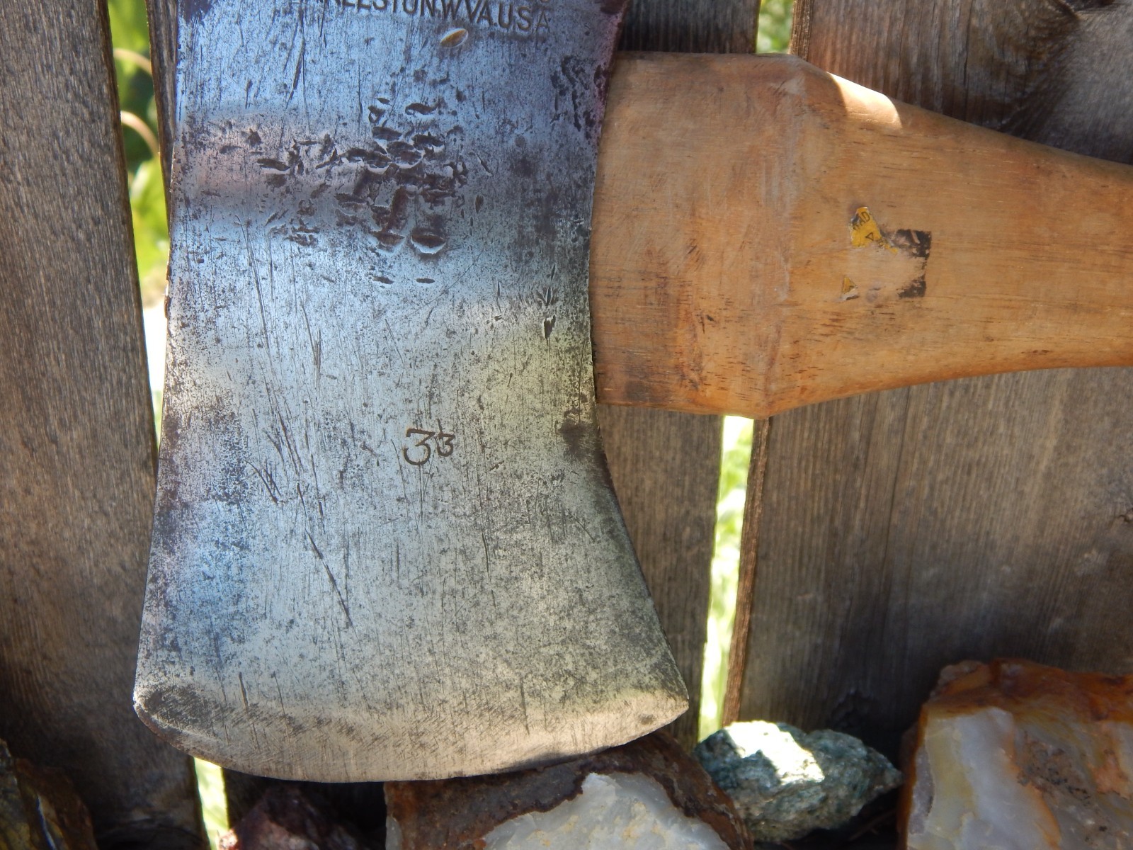 Vintage Double Bit Axe, KELLY AXE AND TOOL CO. CHARLESTOWN , Cherokee Handle