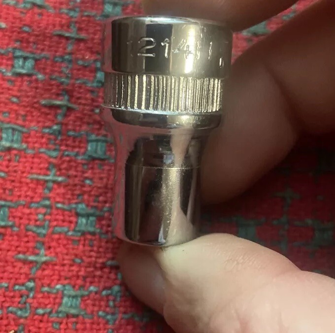 INDESTRO Duro 7/16” Socket 6 POINT 1/2″ Dr. USA 1214 H USA 🇺🇸 Excellent