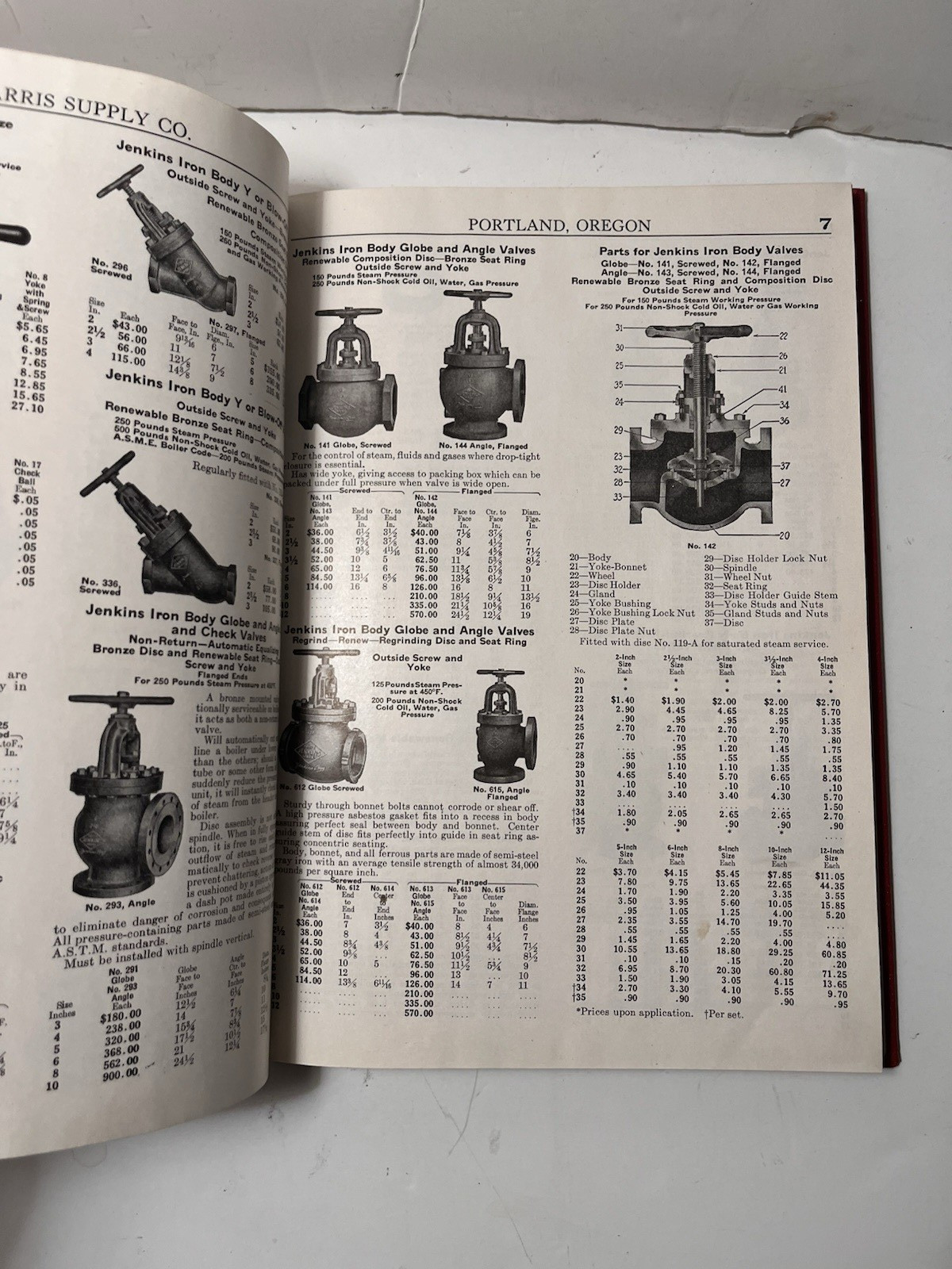 Harris Supply Company – Catalog A Mill Supplies – Portland, OR 1949 – Hardcover