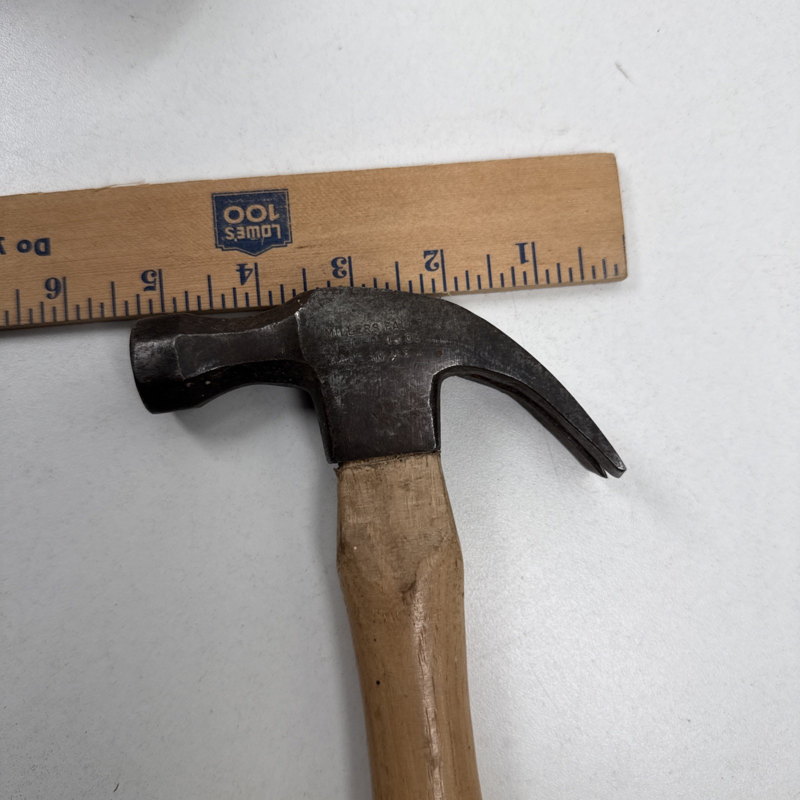 Vintage Miller Falls Claw Hammer 13 Oz Number 9751 Carpenter Tool Made In USA