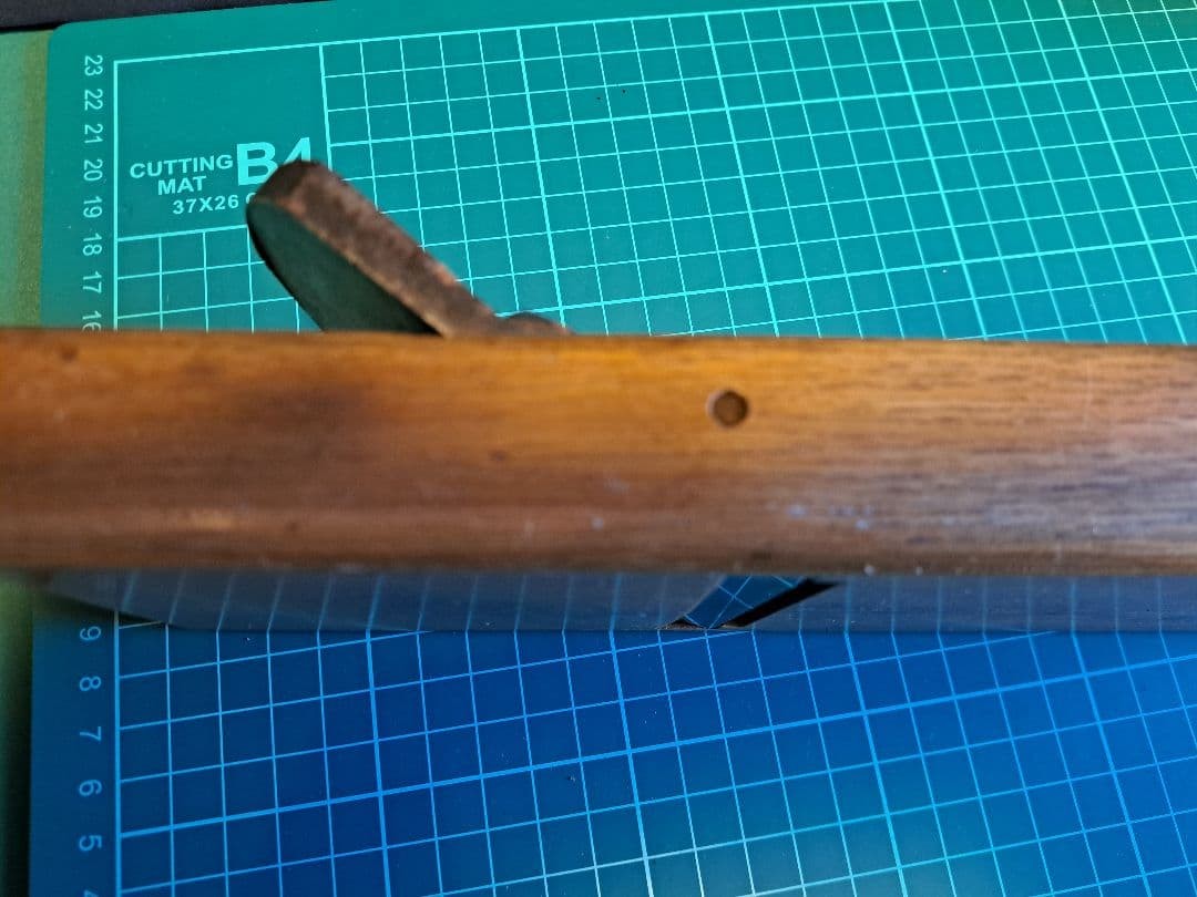 Wooden Metal Hand Plane 27cm x 9cm Vintage Kanna Japanese Tool Antique