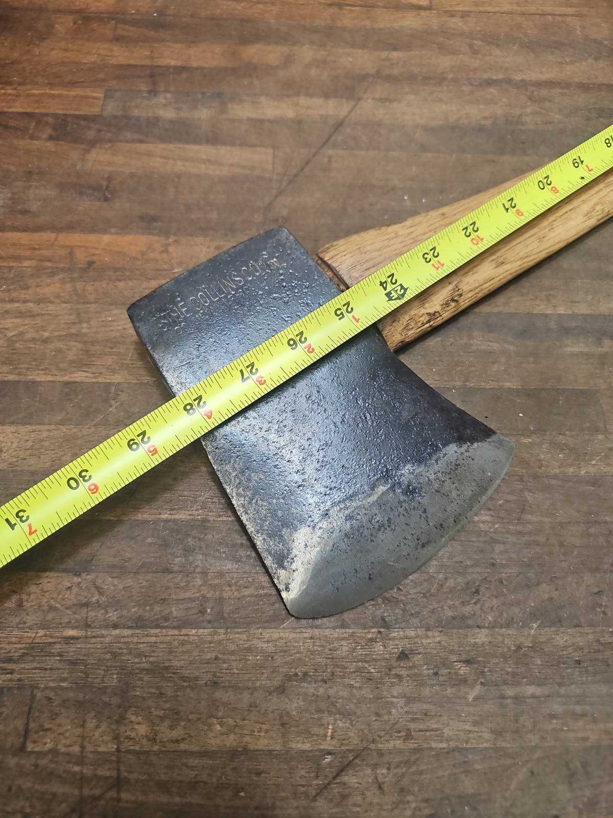 AC5- Antique Collins Connecticut Pattern Axe 4 lb 2 oz