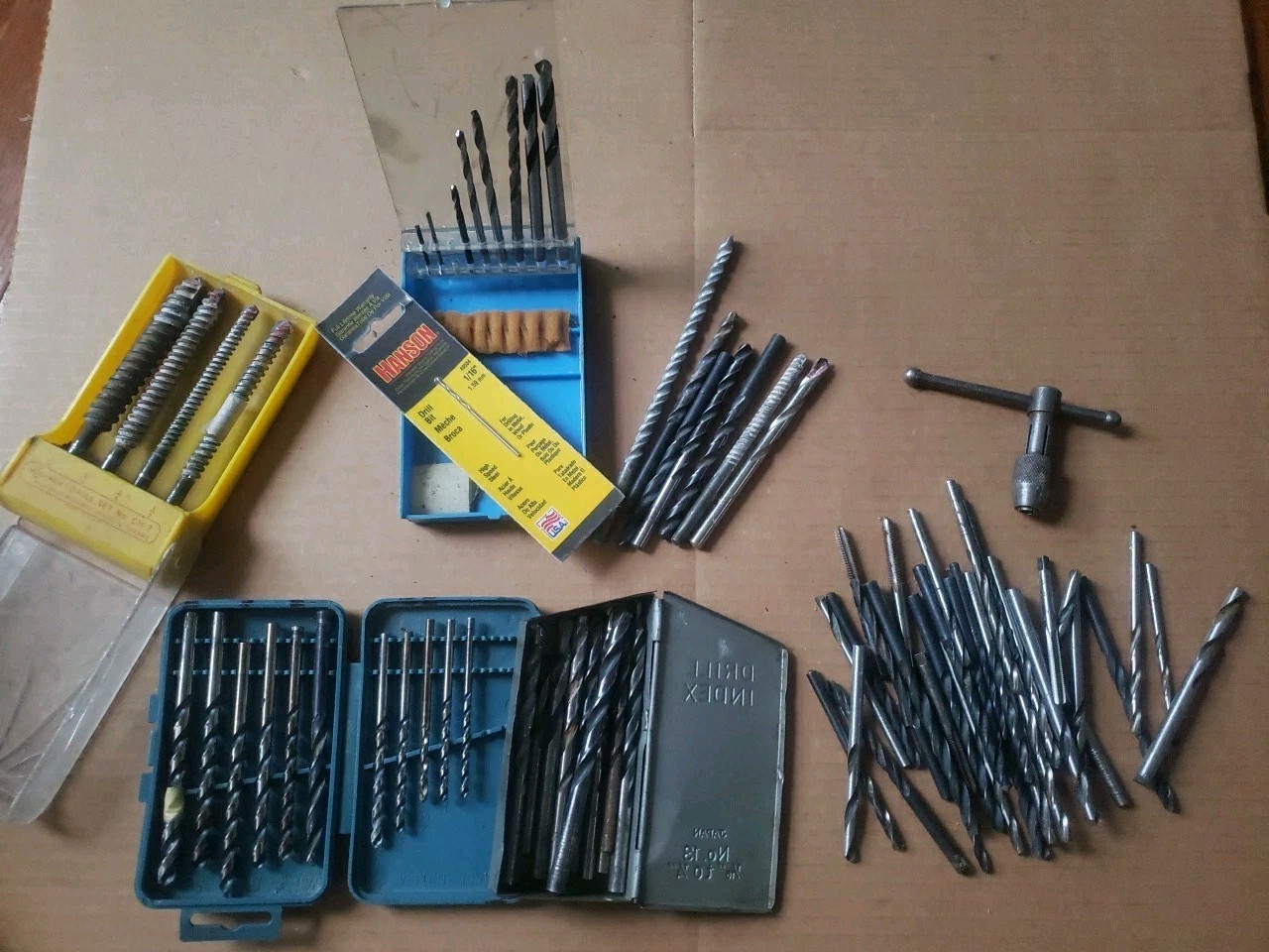 Vintage Lot of Assorted Mixed Drill Bits (Over 60!)