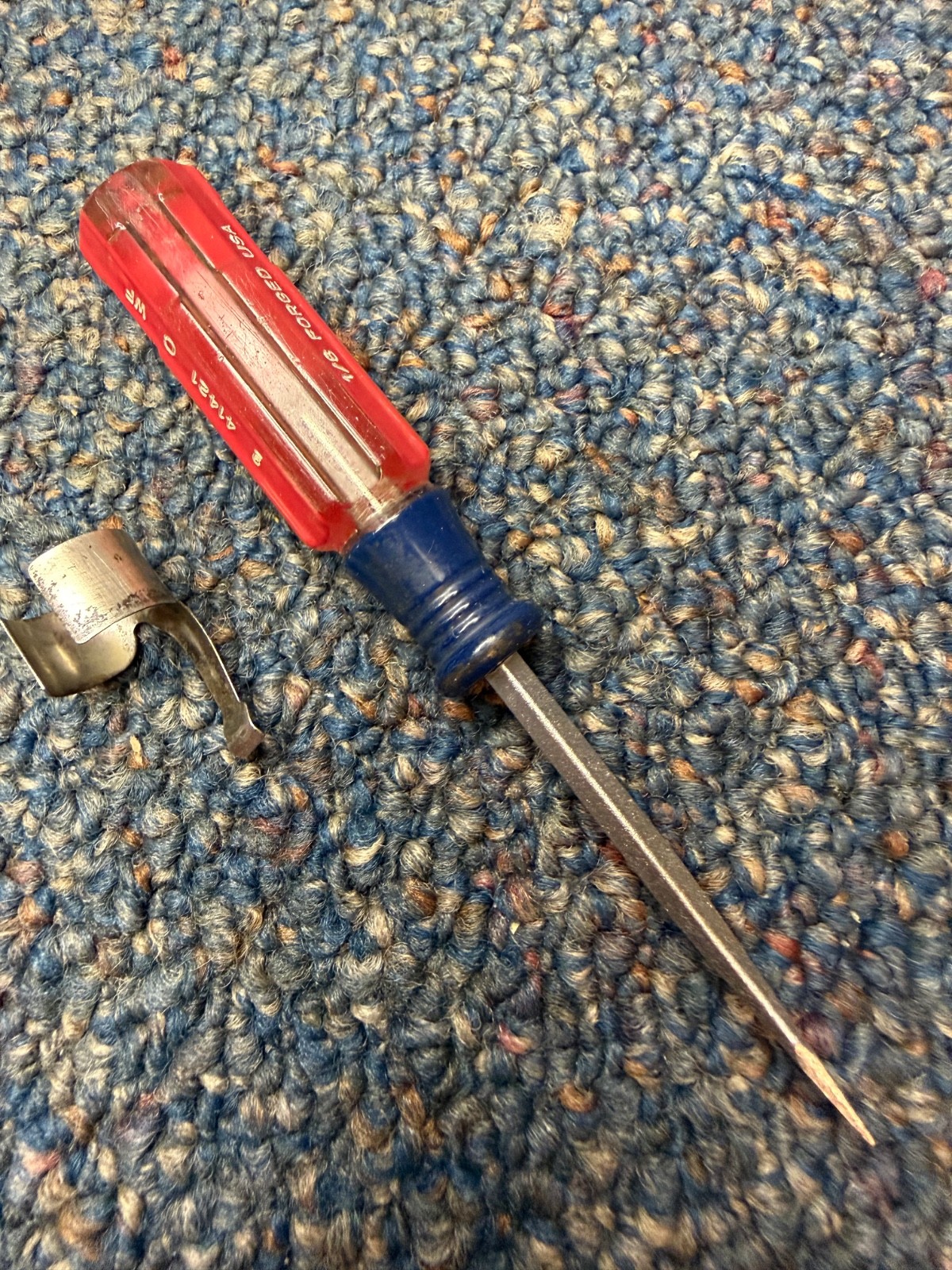 Vtg Craftsman 41421CWF pocket slot-head screwdriver, very nice