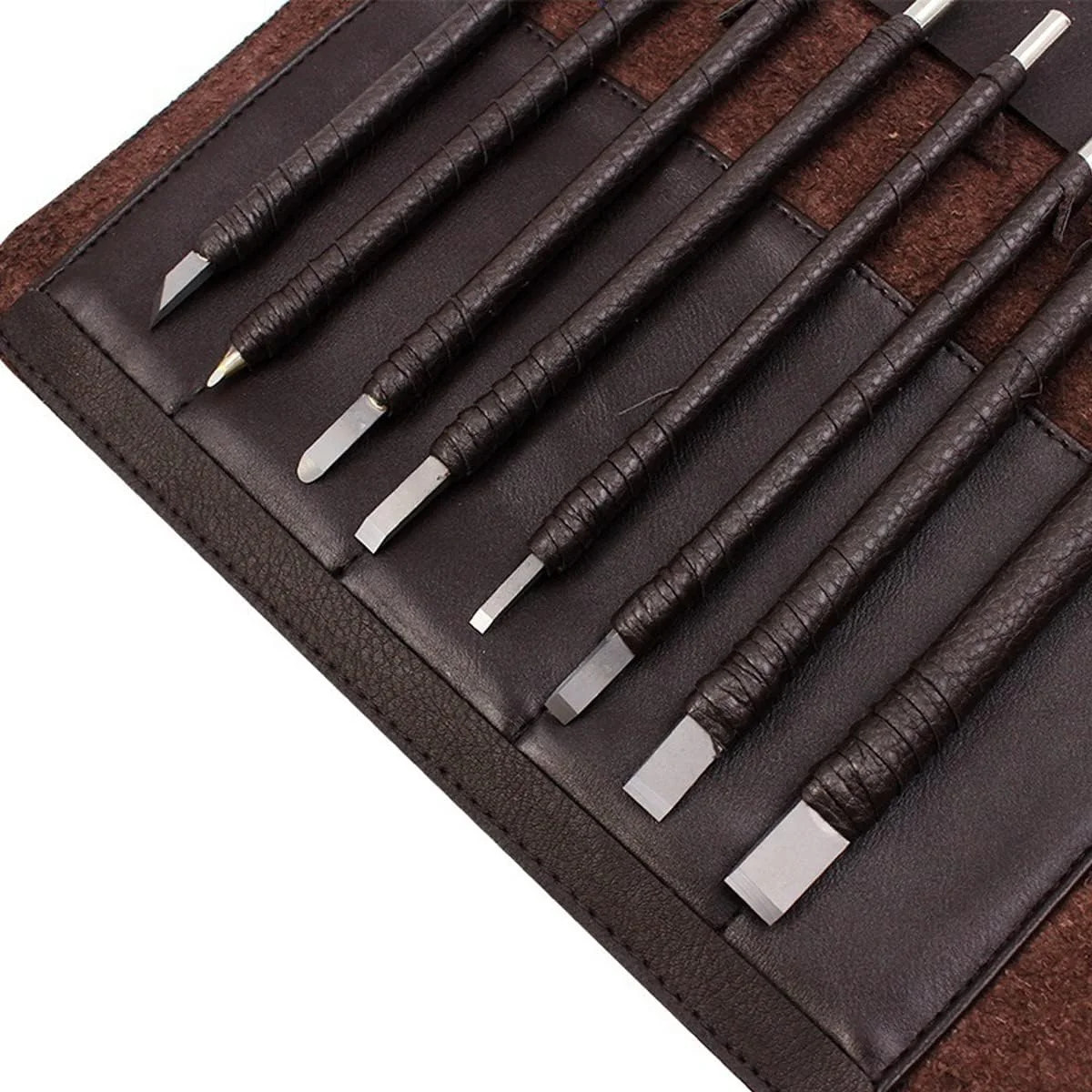 Stone Carving Tool Set Chisel Carving Tool Carving Kit 8pcs Engraving Carve Cutt