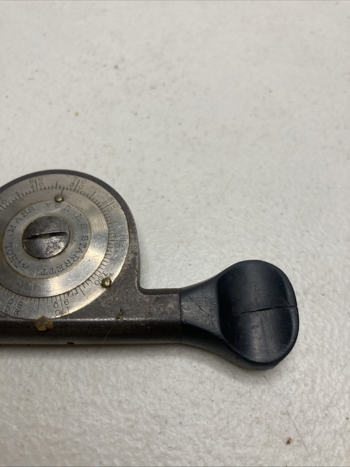 Vintage L.S. Starrett Co. Speed Indicator Gauge Machinist Tool, Athol, Mass.-K