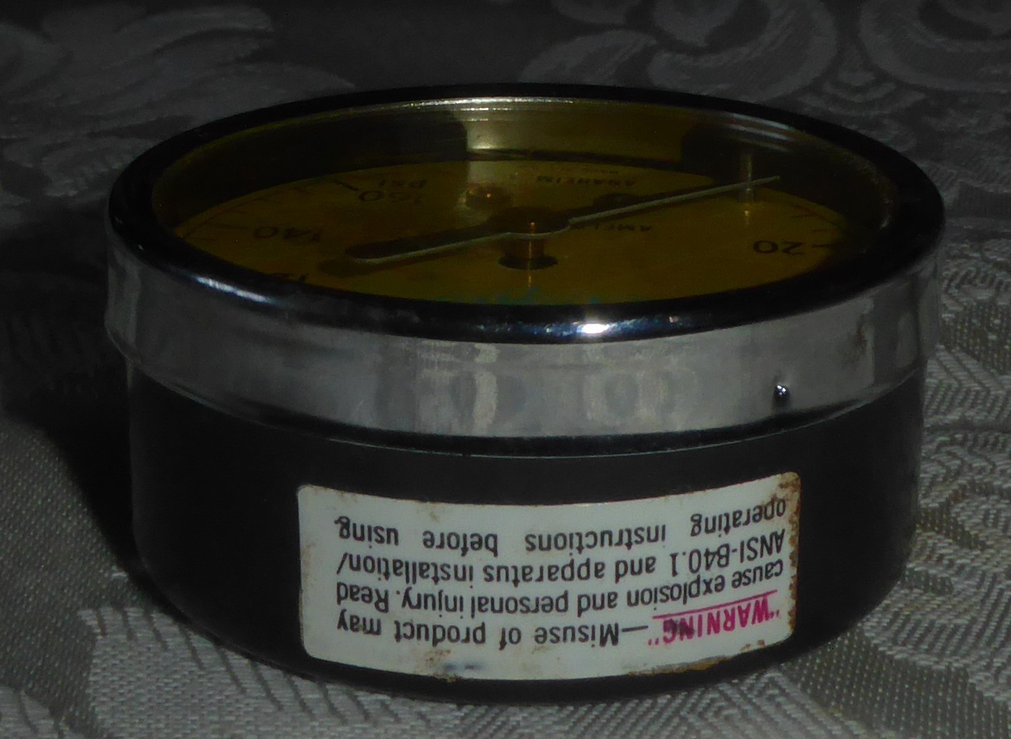 Vintage 0 – 160 psi Amflo Pressure Gauge
