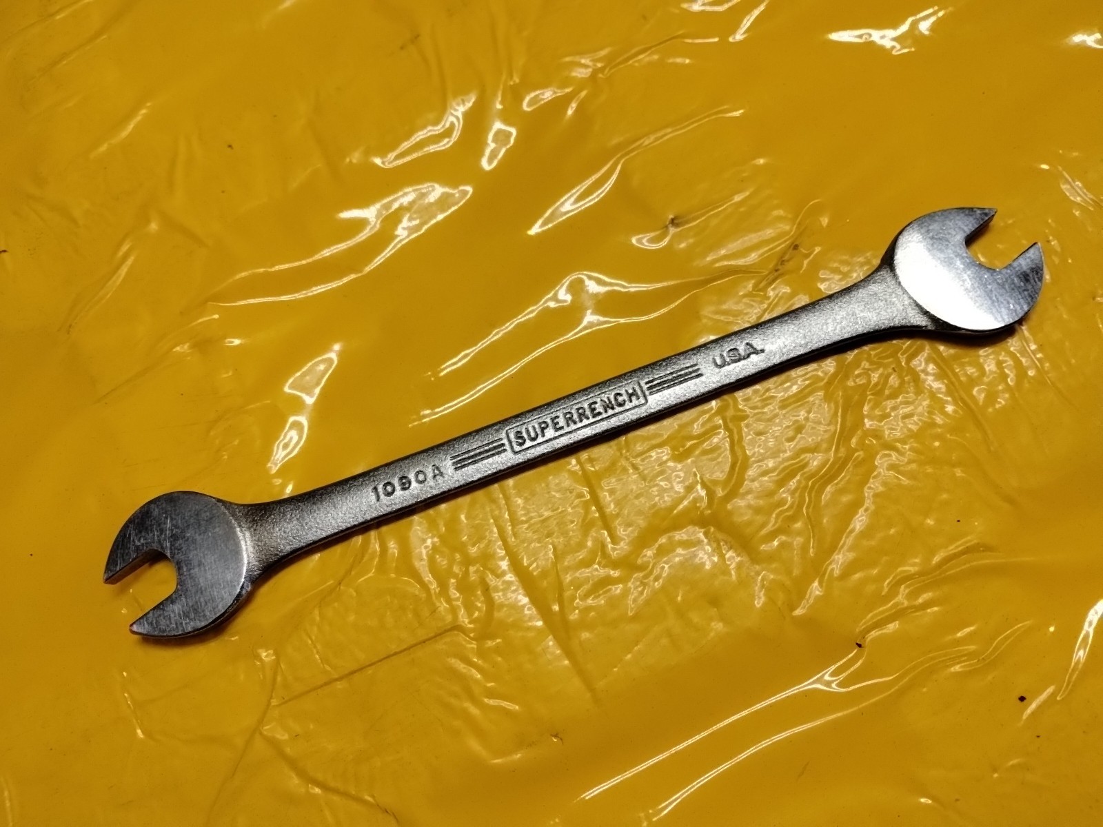 Vintage Williams Superrench 3/8 x 7/16 Double Open End Brake/Tappet Wrench 1090A