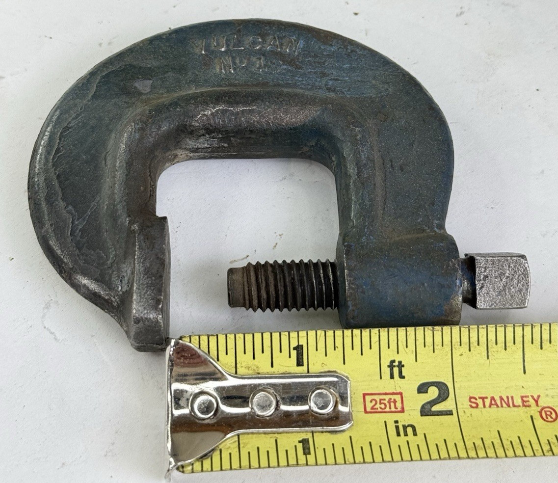 Vintage Williams Vulcan No.1 C Clamp 1” Capacity