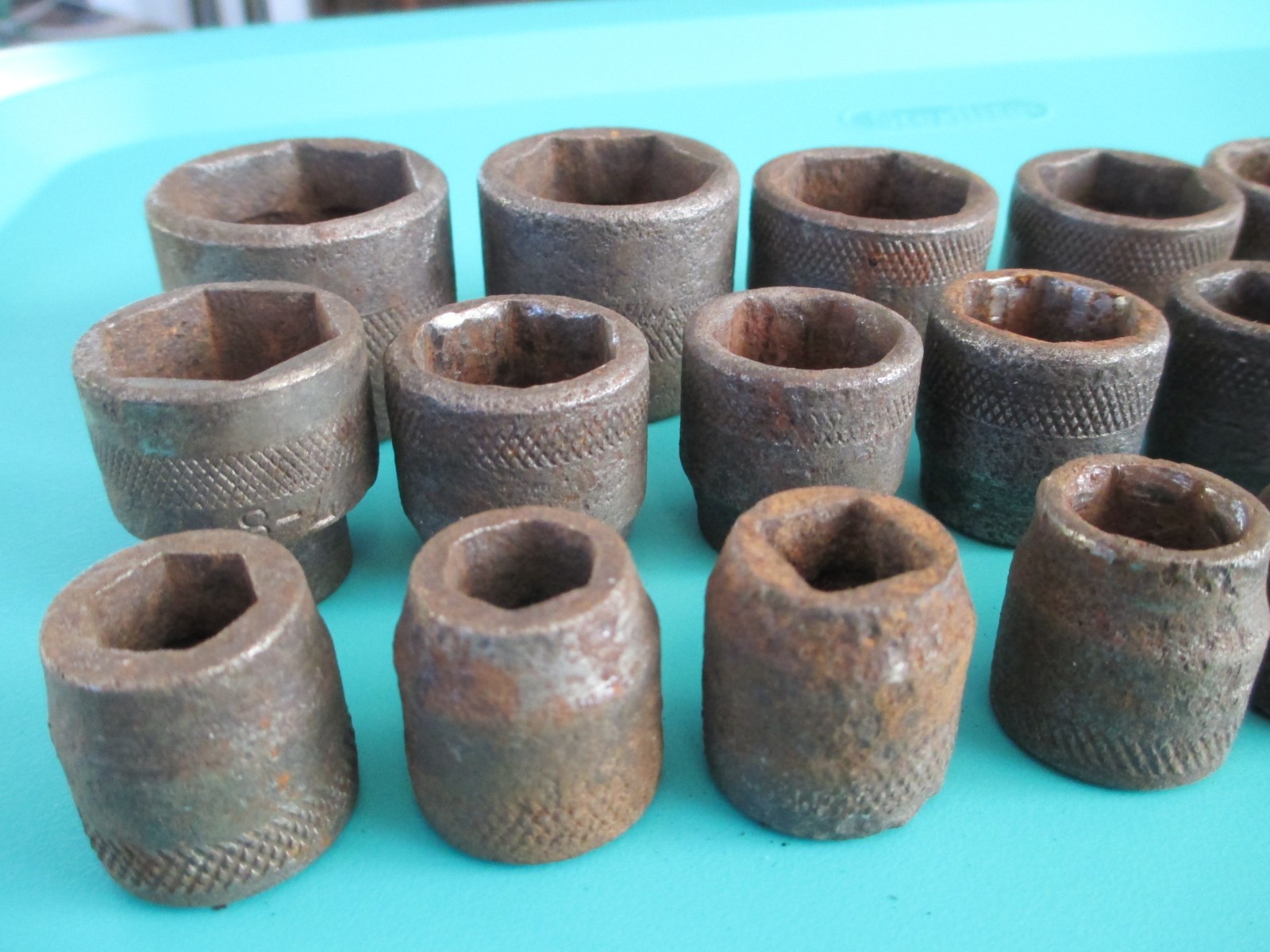 VINTAGE EARLY VARIETY IMPACT WRENCH 1/2″ DRIVE SOCKETS LOT