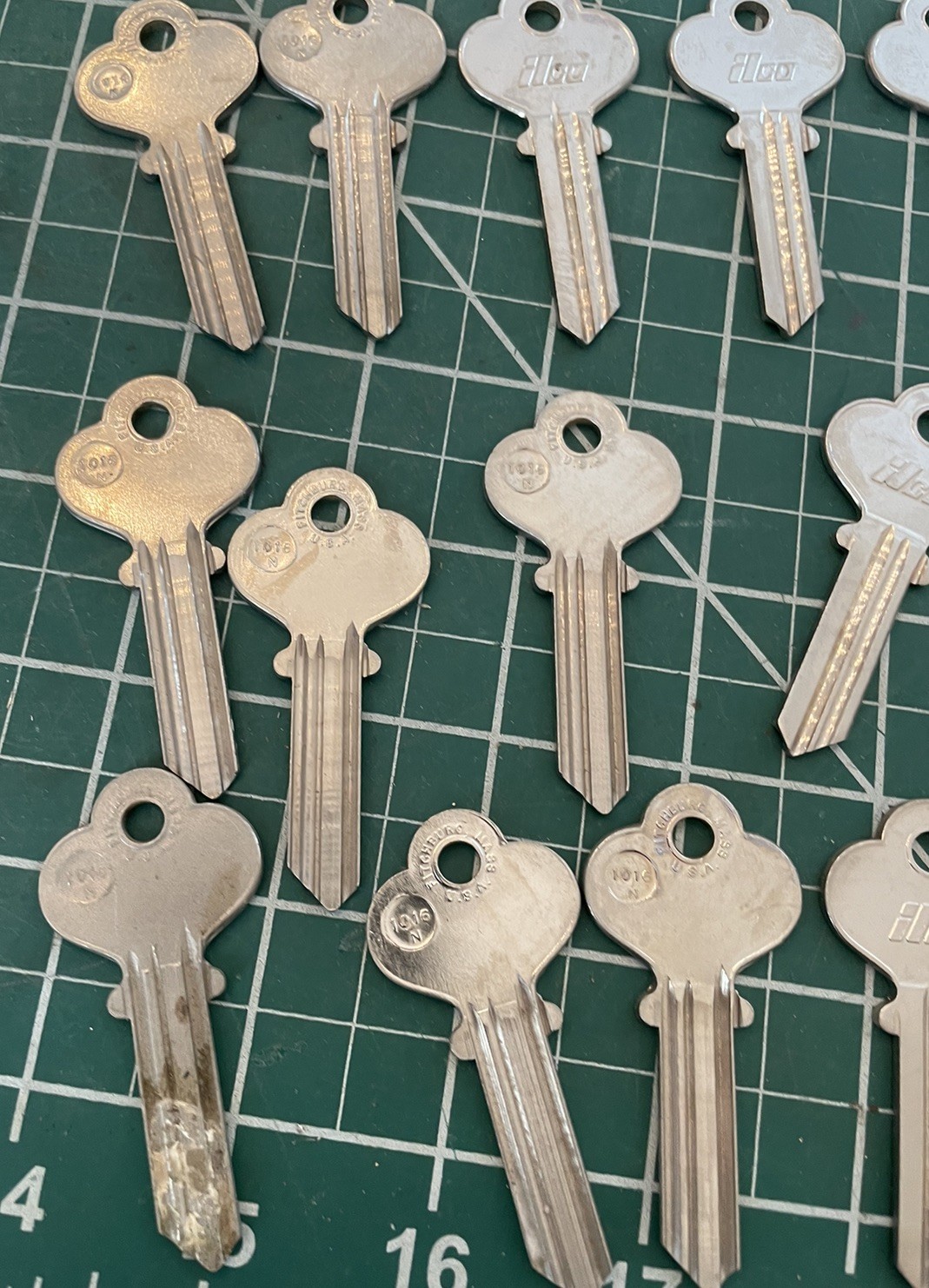 15 1016n Ilco For Penn Old Key Blanks Brass Locksmith Handyman Rekey