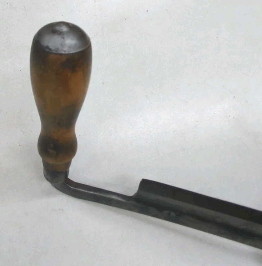 J.P.H. Co. Everkeen 12″ Woodworkers Draw Knife Bar Vintage 18.25″OA Milwaukee WI
