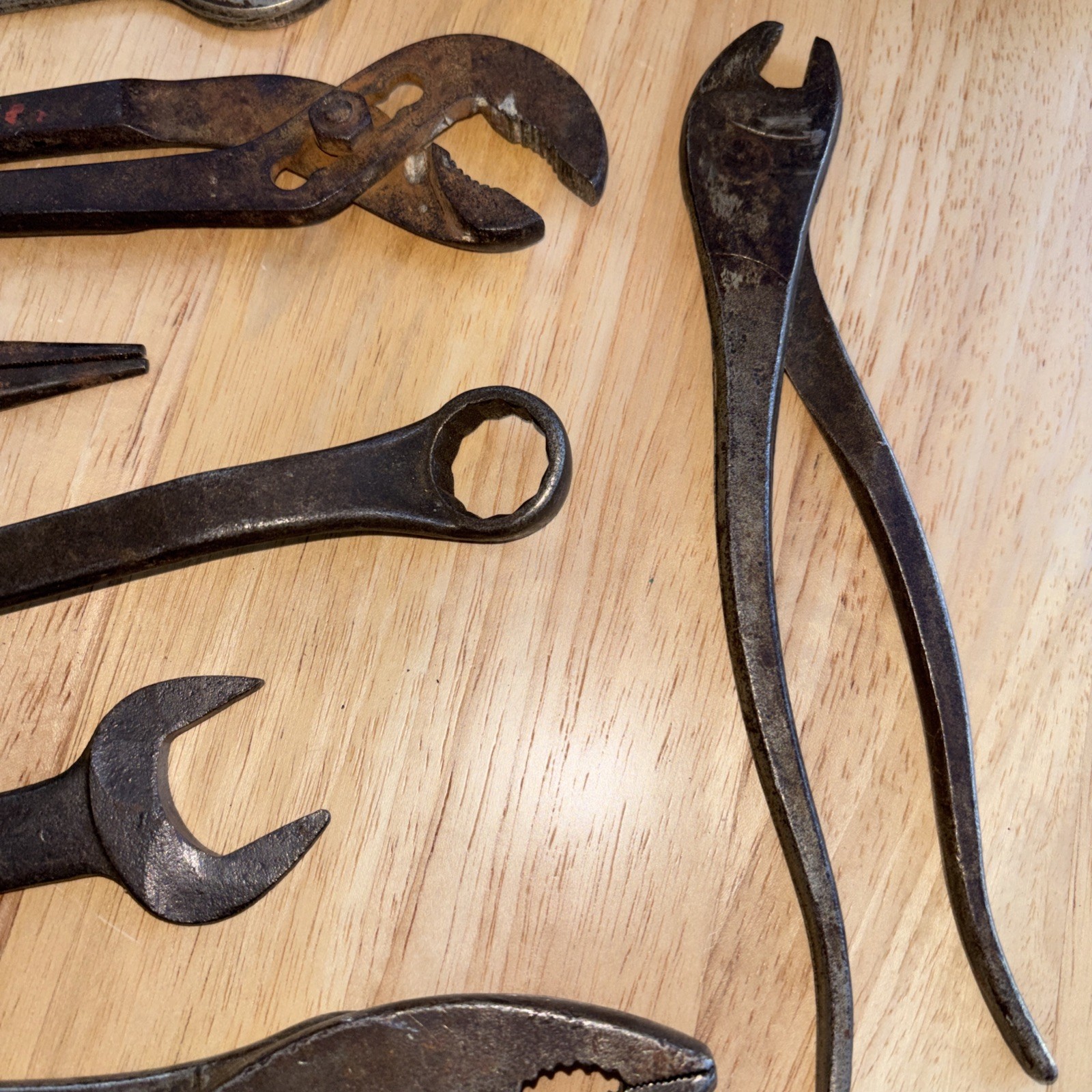 vintage old tools Barn Find Mixed Lot Of 8 Dunlap Motor Spec Sk Wayne
