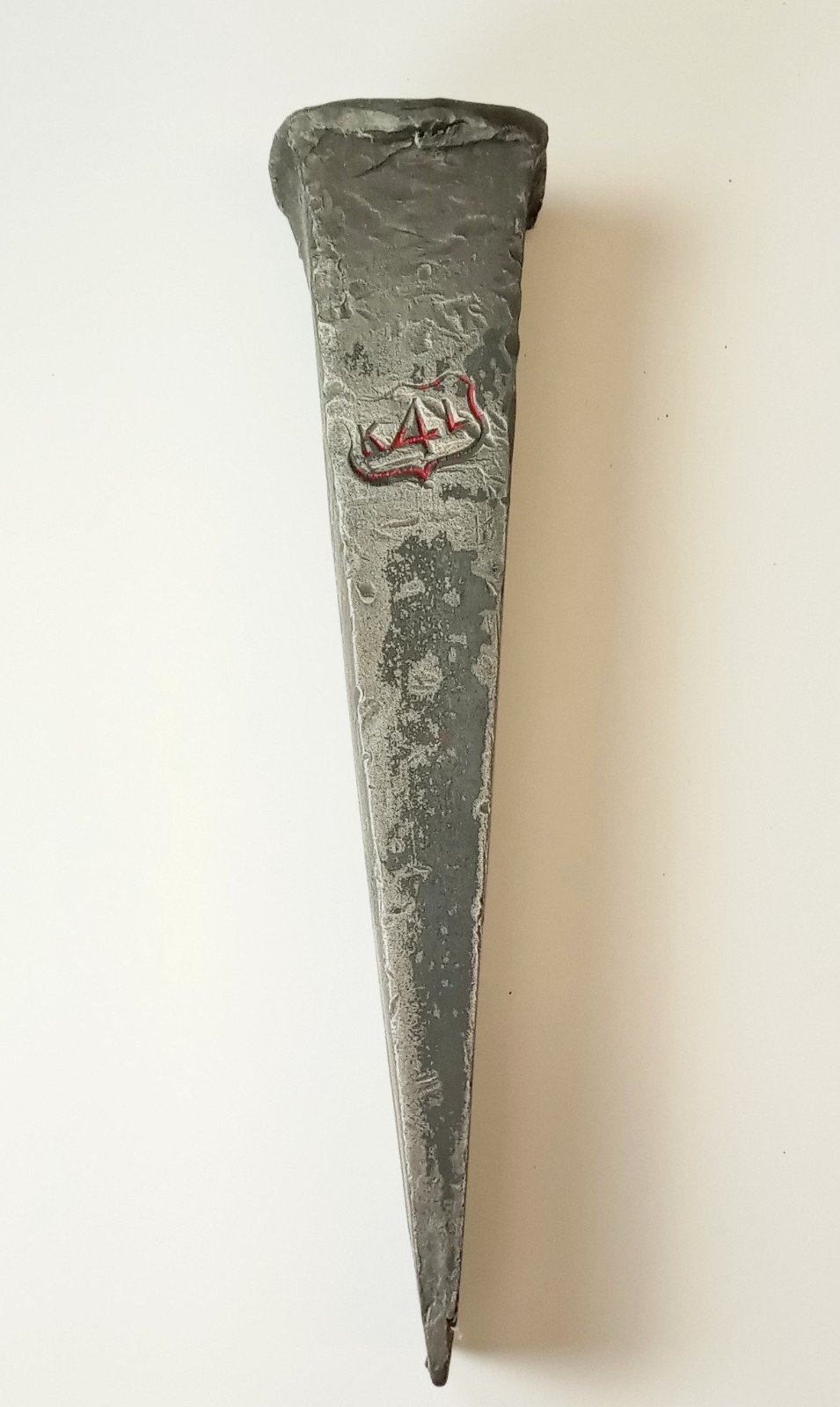 VTG 4lb Klein-Logan K&L K4L Metal Log Splitting Wedge Forged Steel USA