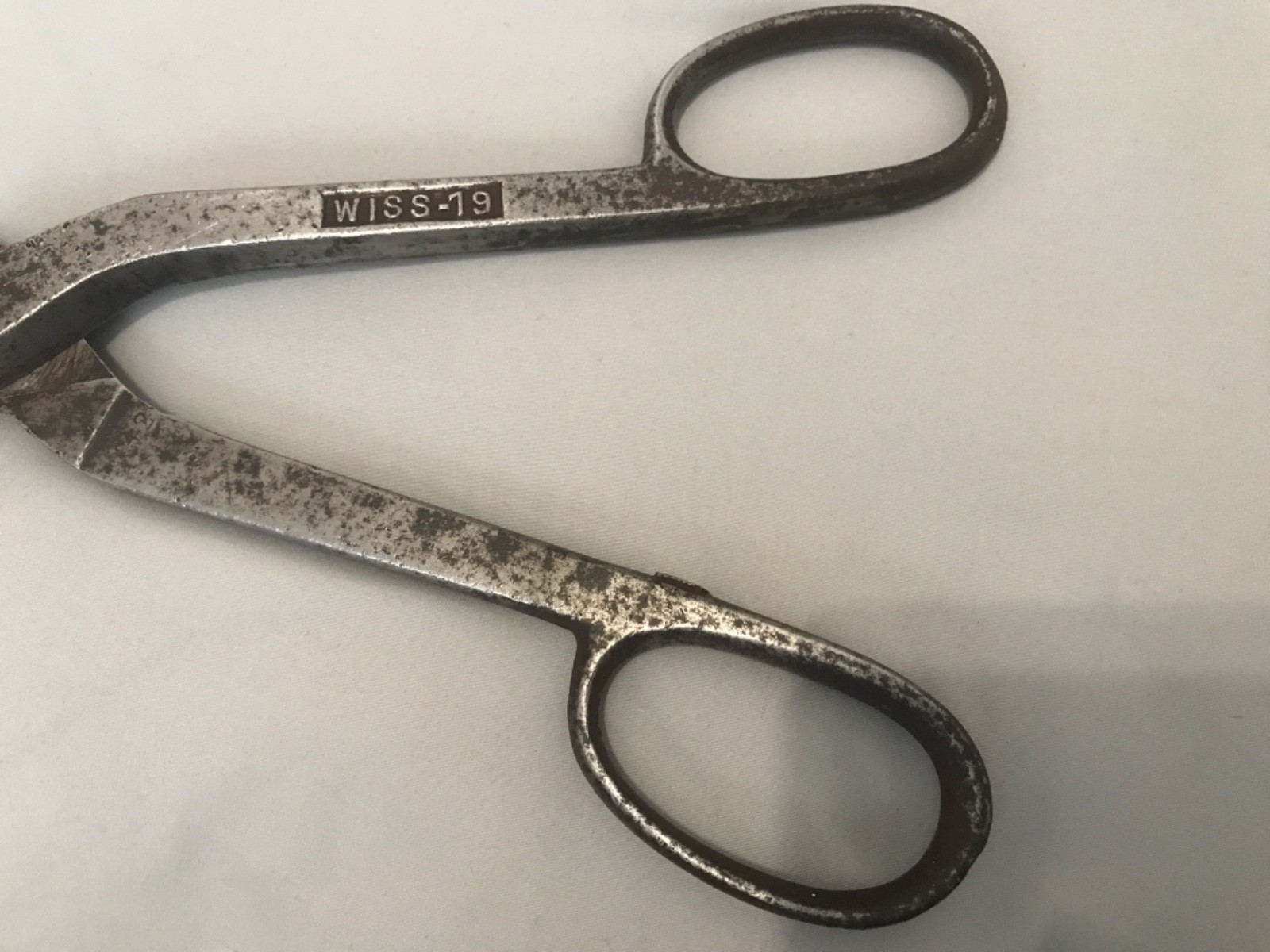 Vintage Wiss & Sons Wiss-19 Forged Steel 12.5″ Tin Snips Metal Sheers Newark NJ