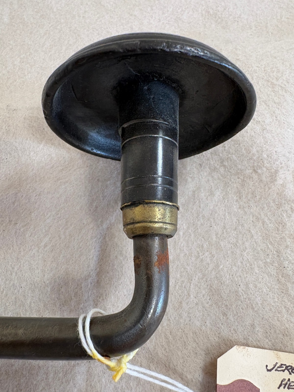 Wilson Mfg/ J. Taylor Patent 8 inch bit brace, patented June 30, 1836