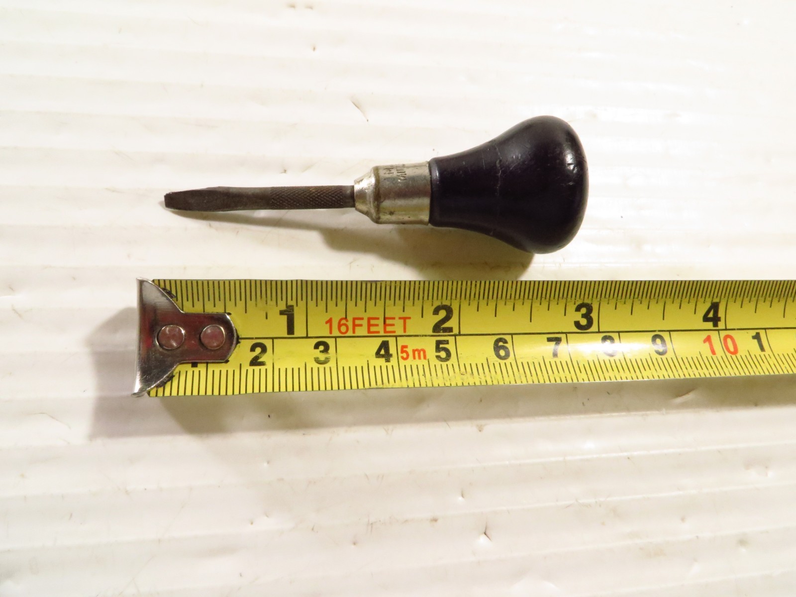 VTG 3″ Millers Falls Wood Knob Handle Flathead Screwdriver Jeweler Watchmaker