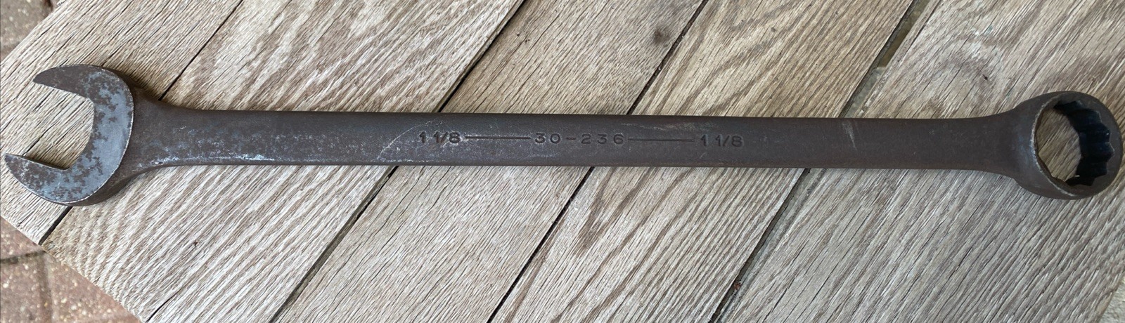Vintage Armstrong 1-1/8″ Combination Wrench 30-236 USA