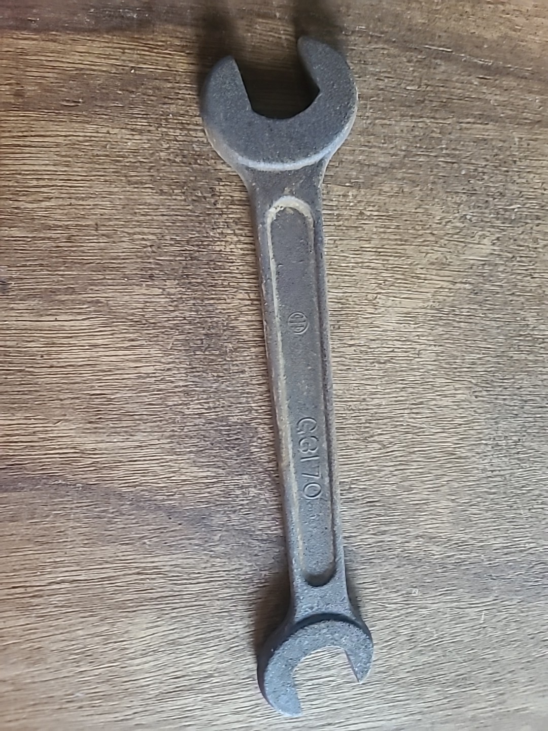Antique International Harvester Company cast iron wrench, model G 317