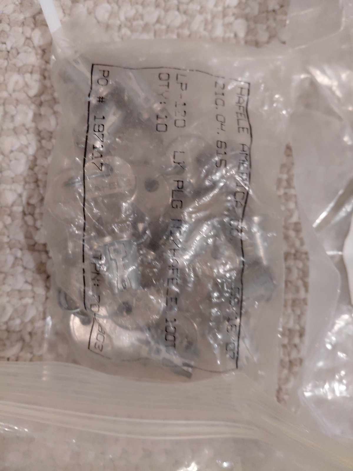 Lot of 13 Lock Parts Bags – CRL, Hafele, Cam Locks, Cores, Keys – NOS