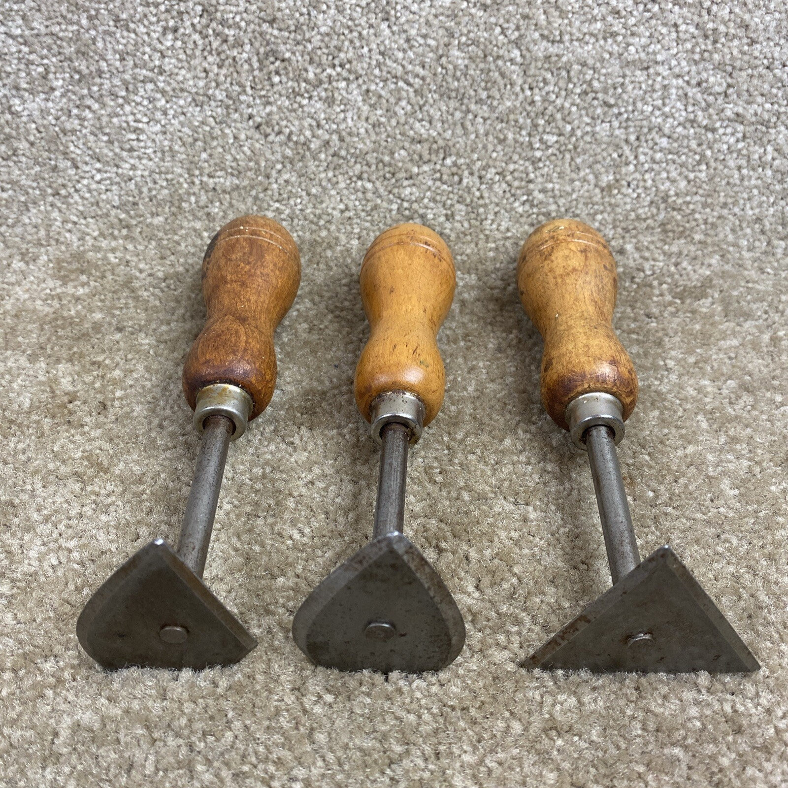 Vintage Brookstone Cabinet Scraping Tool 3 Pc.Set