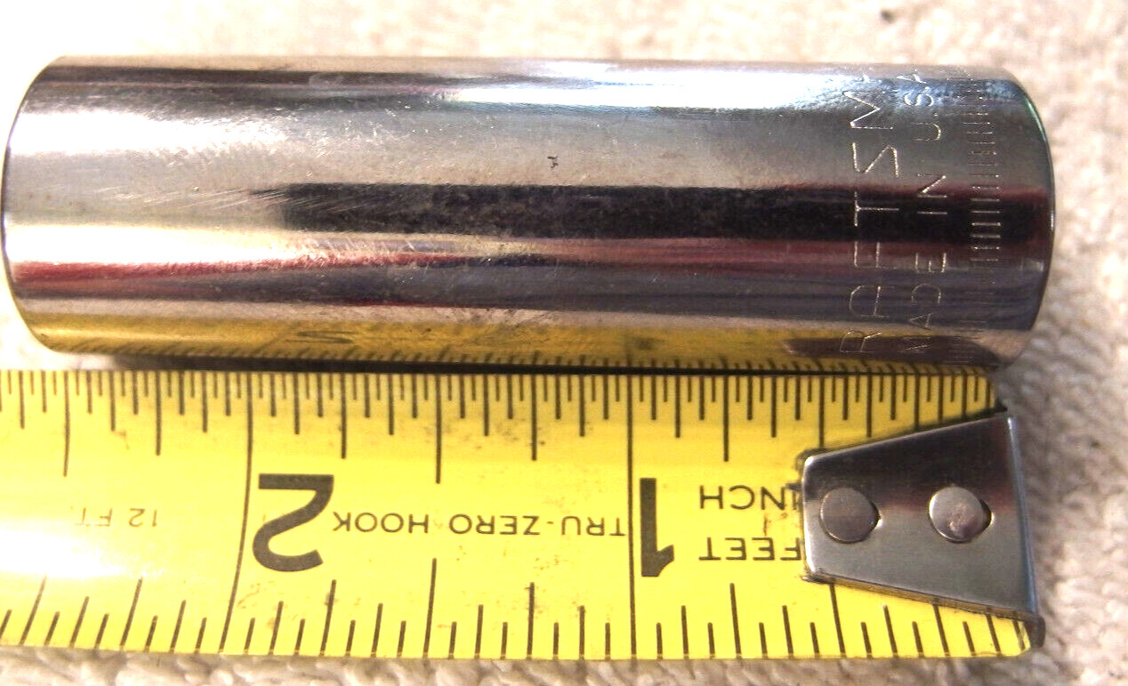 15 mm,Craftsman 44432 15mm 6pt Deep Well Socket 3/8 Dr inverted G USA VTG tool