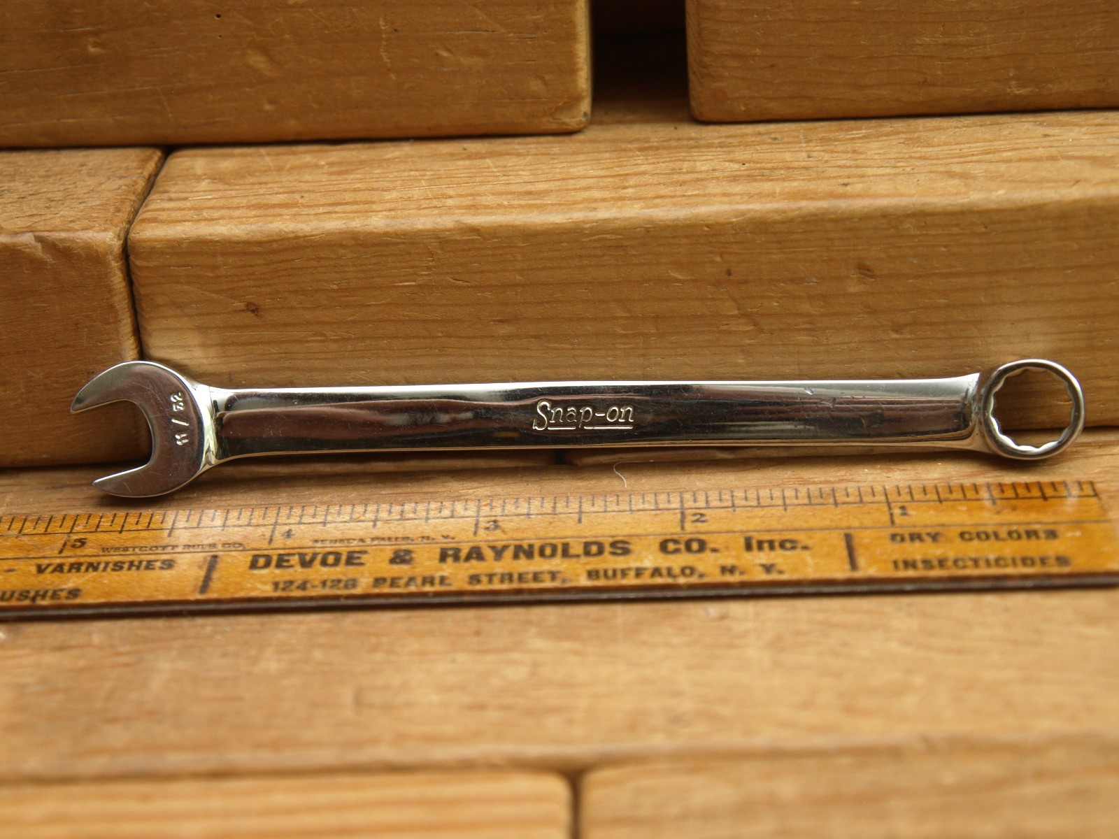 Snap-on OEX110 11/32 Short Standard Flank Drive Combination Wrench “8” 1988