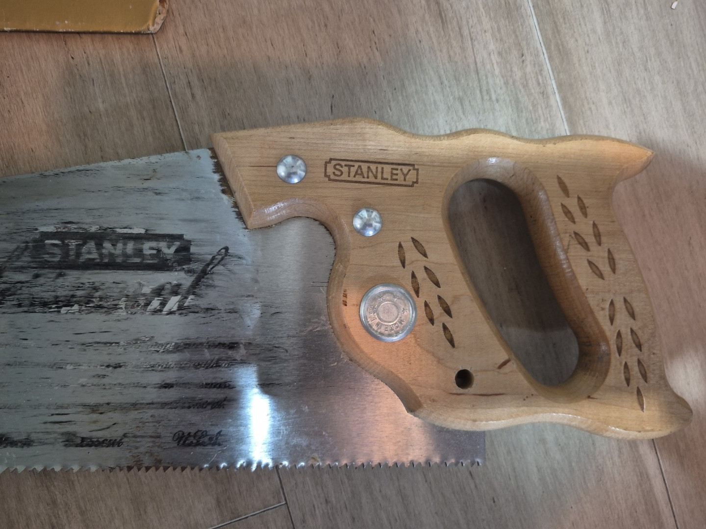 Stanley Vintage 15-118 26in 8-Point Crosscut Handsaw USA Rare