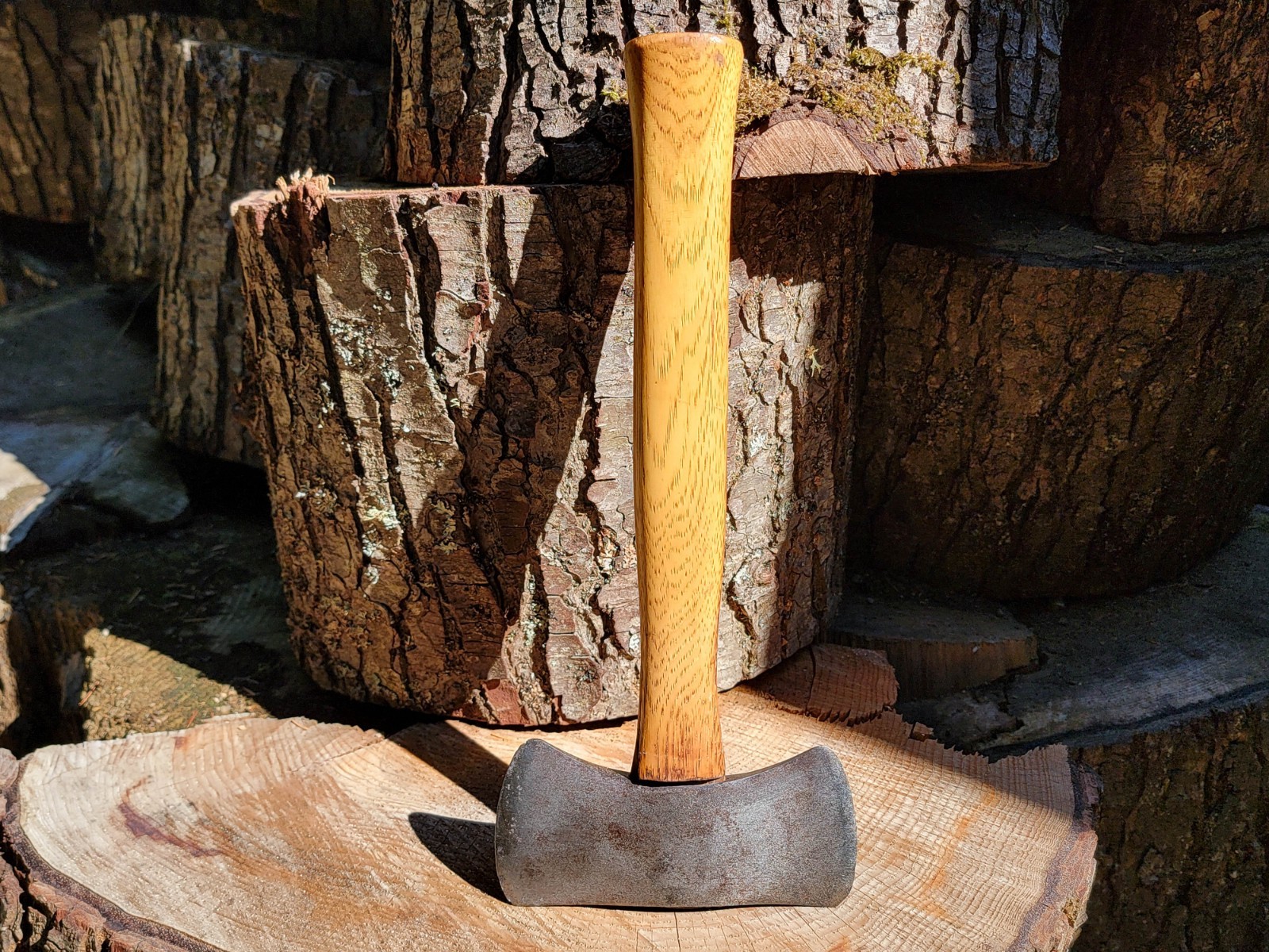NORLUND (USA) Saddle Cruiser Double Bit Vintage Hatchet Axe ~ 13 3/4″ ~ 6″ Blade