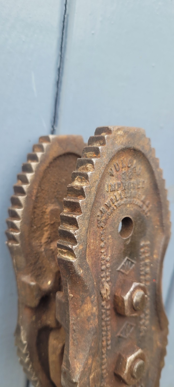 Vulcan No 32 Vintage Pipe Wrench Chain Wrench Tong USA H/D Collectable Tool