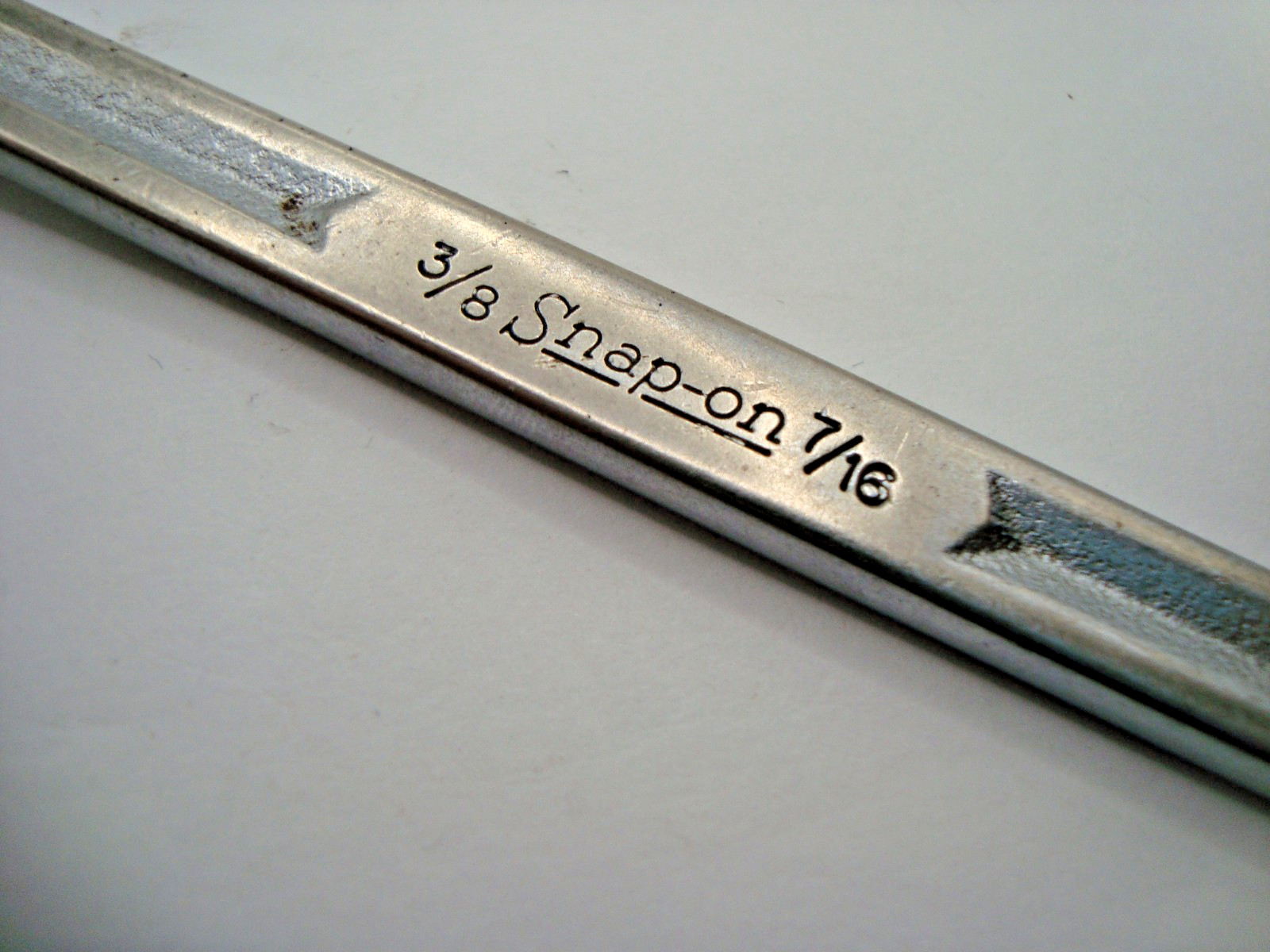 SNAP ON XV1214 3/8″ x 7/16″ OFFSET BOX END WRENCH / 12 POINT / 7-3/4″ LONG / USA