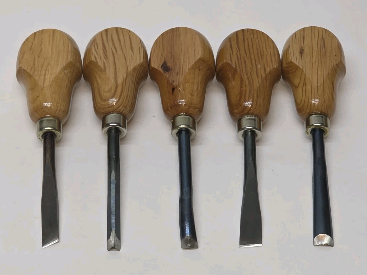 Vintage Mifer Wood Palm Carving Tools Set Spain No 500