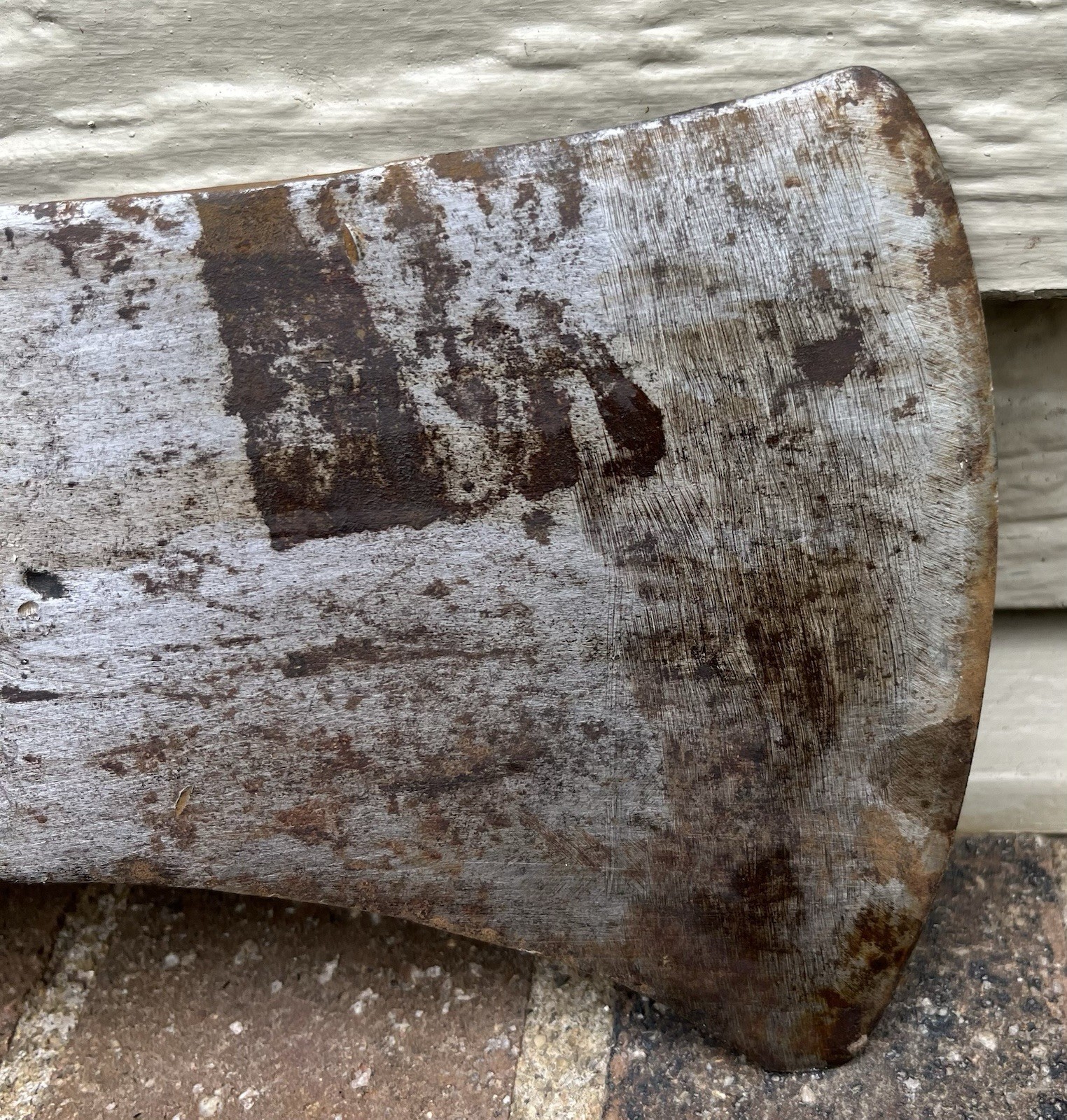 COLLINS DOUBLE BIT CRUISER AXE HEAD – VINTAGE USA LOGGING CAMP BUSHCRAFT