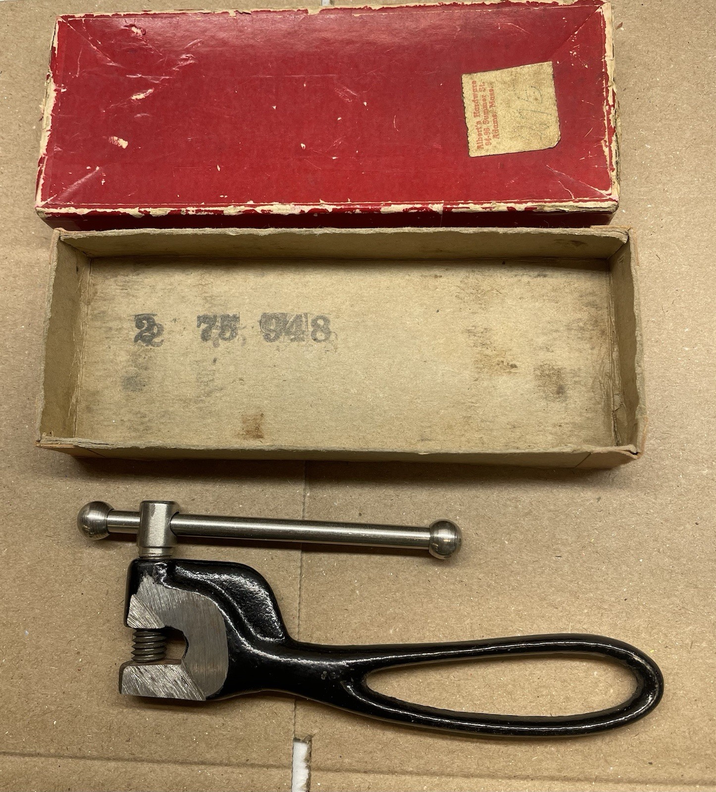 Vintage Millers Falls Co. No. 200 Butcher Saw Punch Made in USA In Original Box