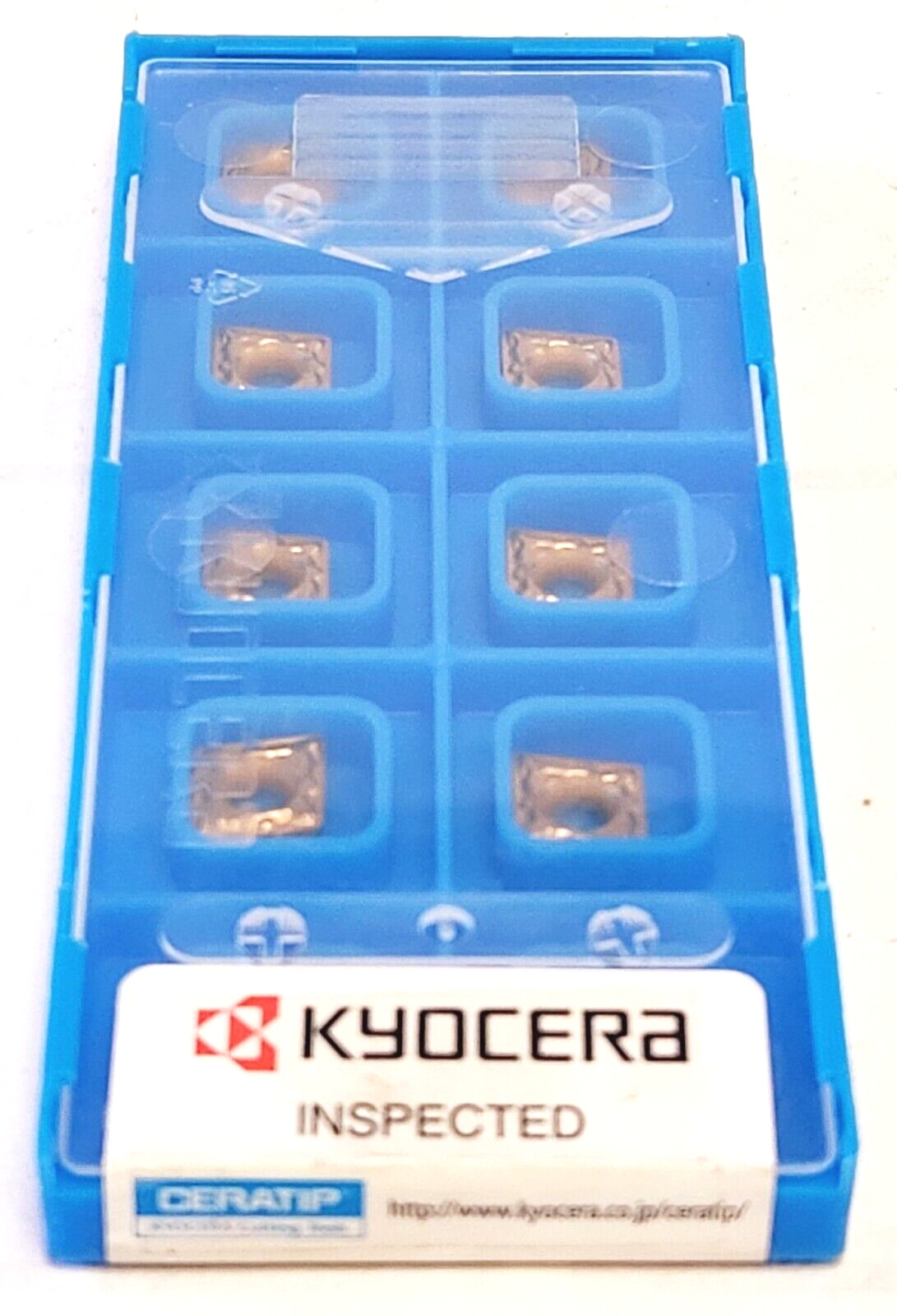 KYOCERA TAC01367 CPMT25151PP CA525 CARBIDE INSERTS (10PC_NEW)
