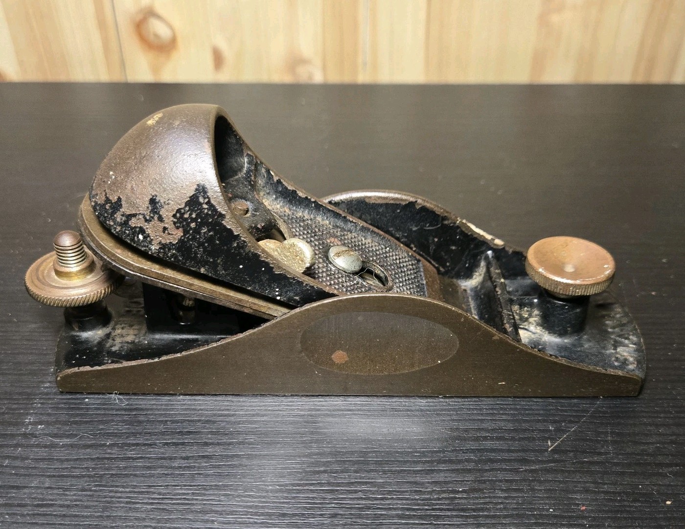 Stanley No. 9-1/4 Vintage Block Plane Non-Adjustable Mouth USA Hand Tool