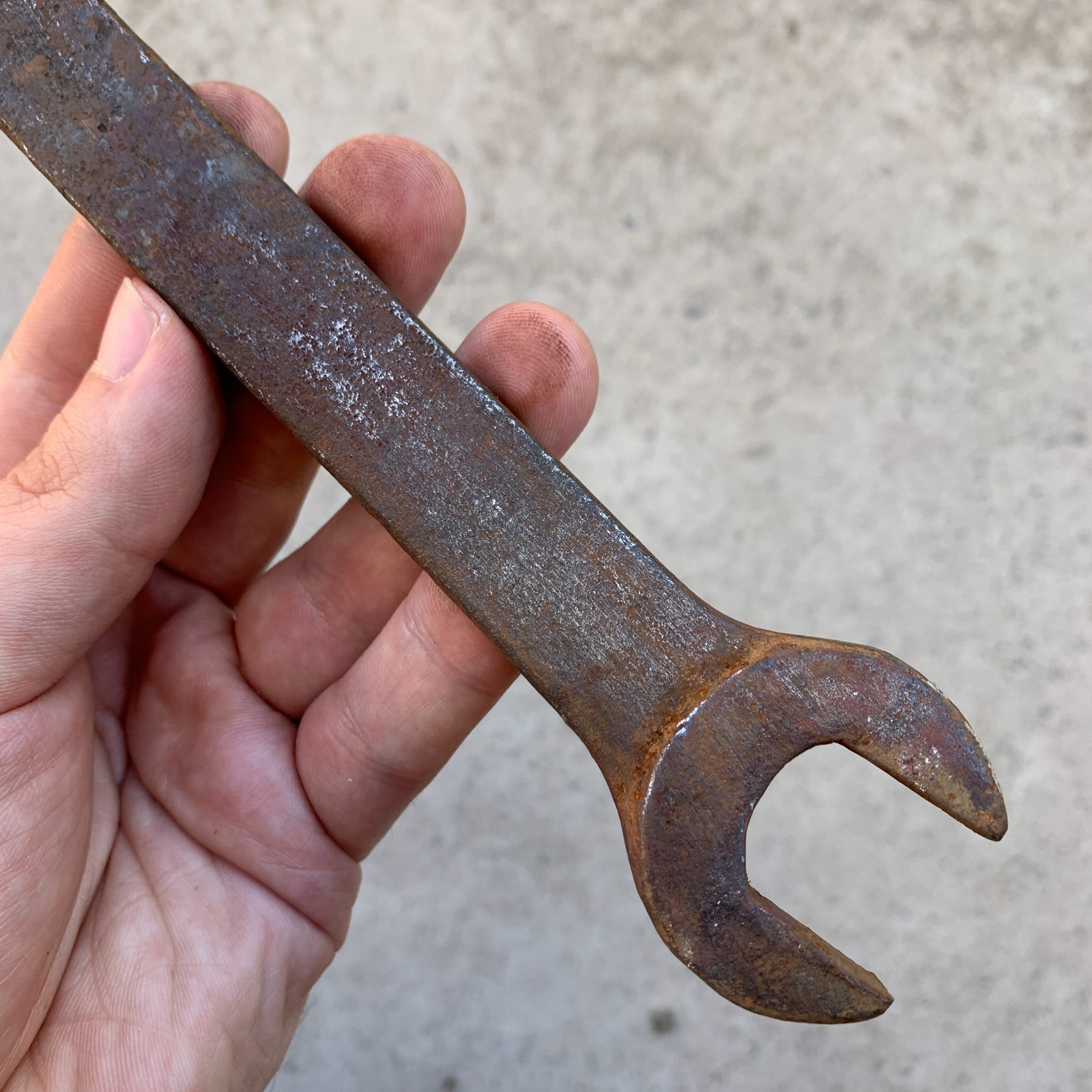 Vintage Open End Wrench / Soviet Old Hand Tool / Made in USSR.