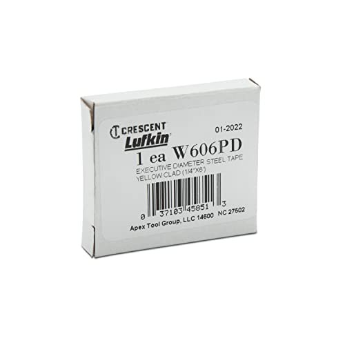 Crescent Lufkin 1/4″ x 6′ Executive Yellow Clad A19 Blade Pocket 1.8 m Diameter