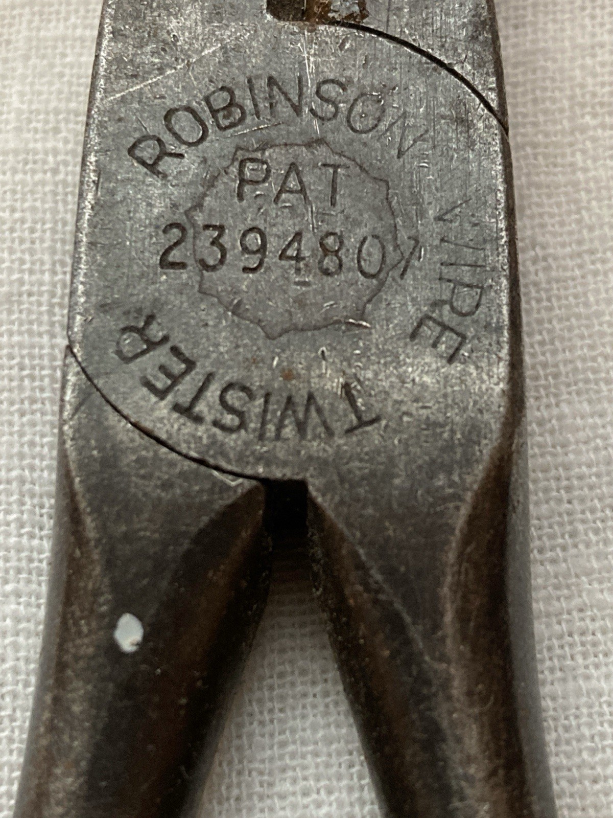 Vintage Ralph C Robinson Safety Wire Twister Pliers Pat 2394807 MS26568 USA Made