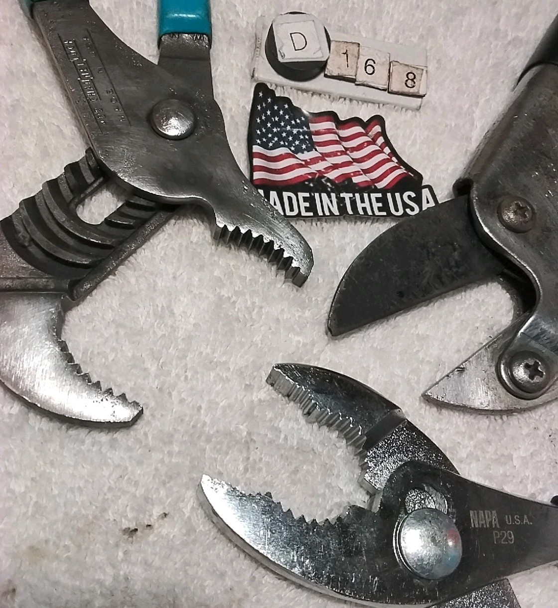 3pc CRAFTSMAN 86456/ CHANNELOCK 443/ NAPA P29 VINTAGE USA 🇺🇸