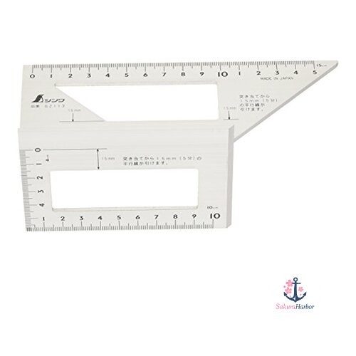 NEW Shinwa Sokutei One-Shot Ruler Aluminum 62113