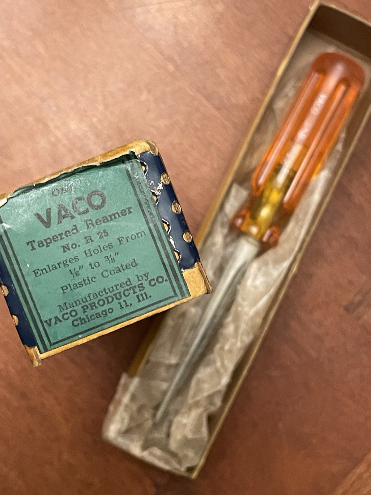 Vintage Vaco Tools Screwdriver Handle Reamer
