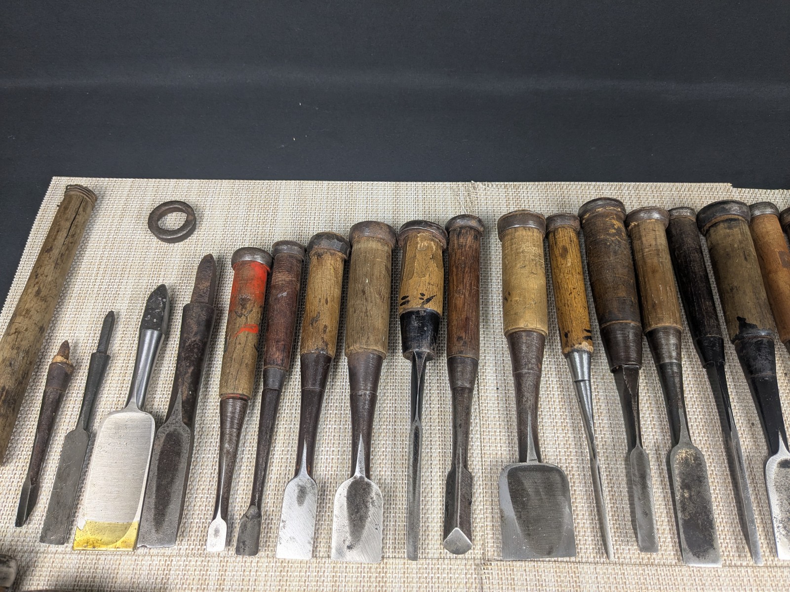 Japanese Chisel Nomi Carpenter Tool Set of 50 Hand Tool wood working
