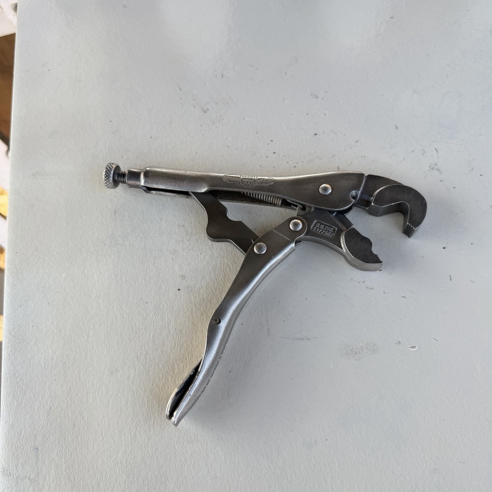 Vintage Petersen Dewitt Nebr.7LW Nut Wrench Vise Grips 7” Locking Pliers