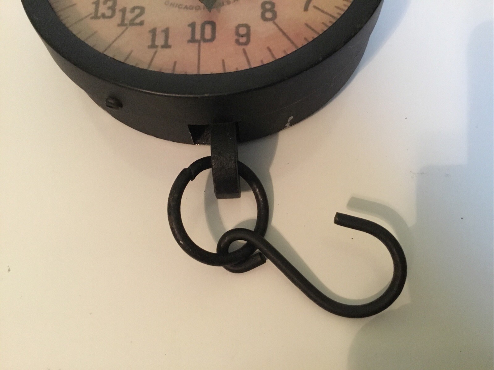 Property of P. O. Dept. Triner Scale & Mfg. Chicago 20-lb Hanging Scale WORKS!