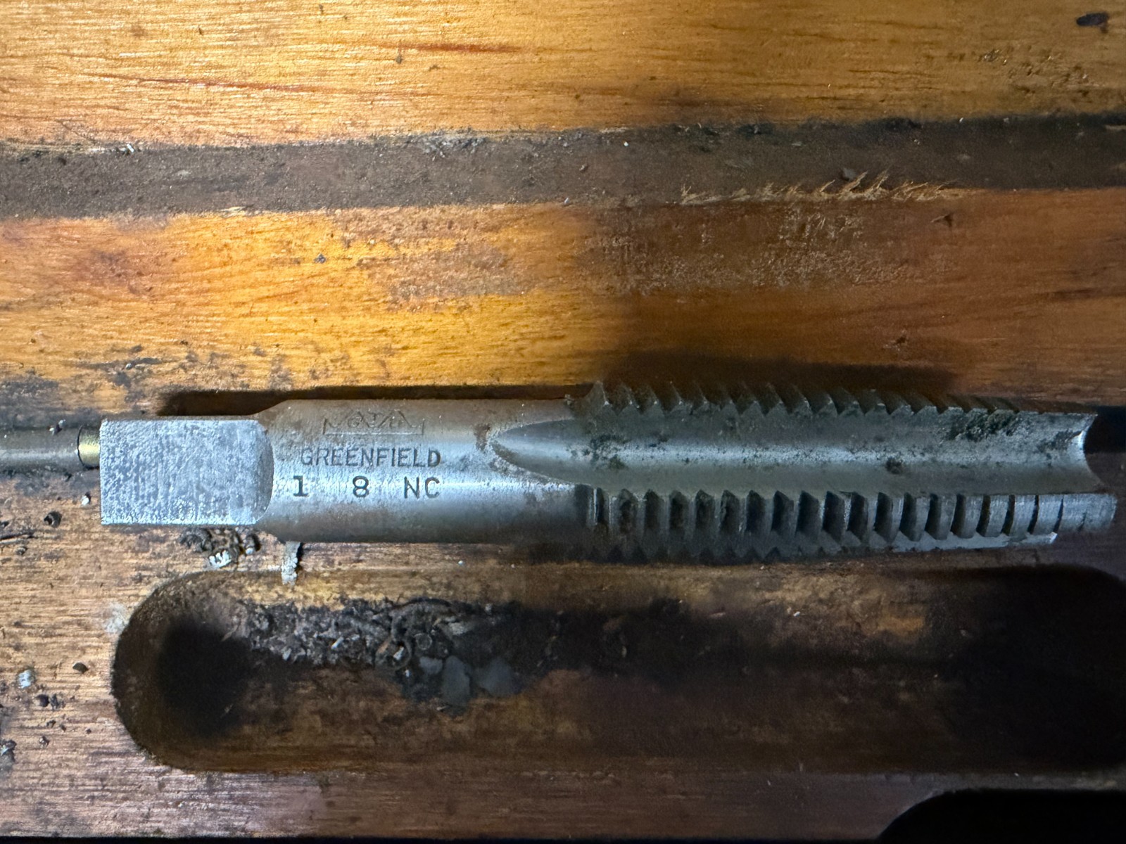 Vintage Greenfield “little giant” whitworth tap and die set