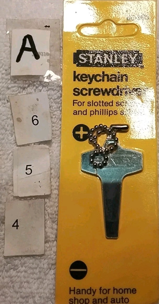 STANLEY 66-890 KEY CHAIN SCREWDRIVER 🇺🇸