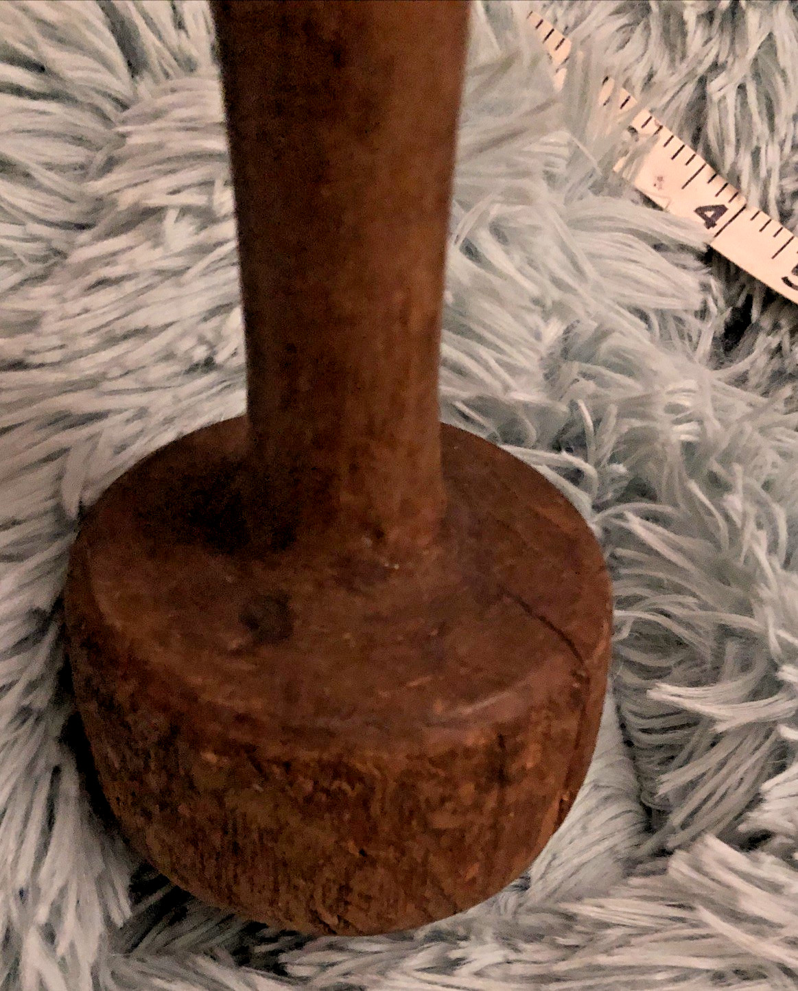 Antique Vintage Wood Carpenter Bench Mallet Primitive 1920s American Woodworking