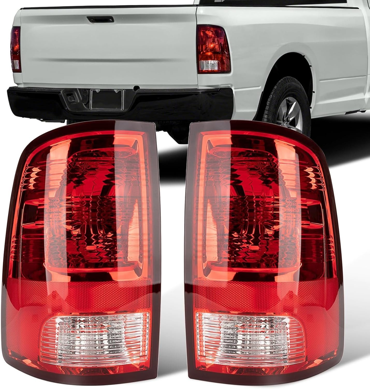 Tail Lights Fit Dodge Ram 1500 2500 3500 2009 2010 2011 2012 2013 2014 2015 2016