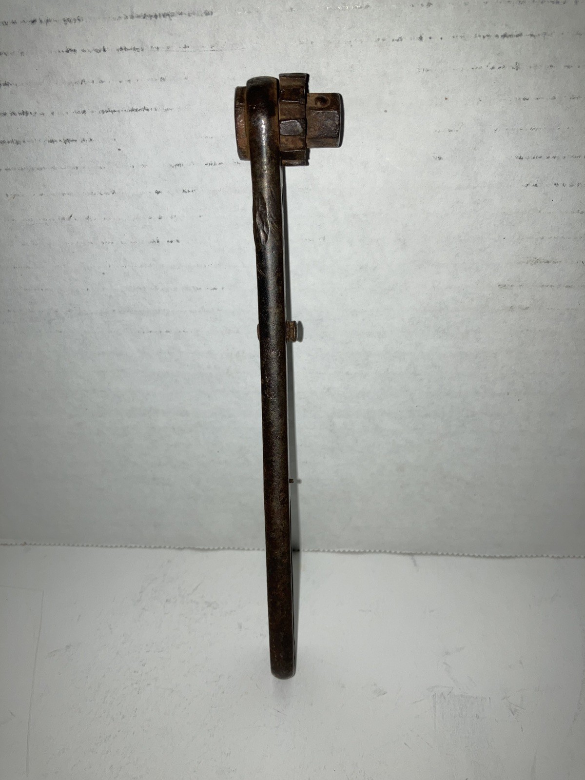 7 Inch Will B. Lane Ratchet Wrench STool “UNIQUE” Chicago MFG’d USA Jan 14, 1908